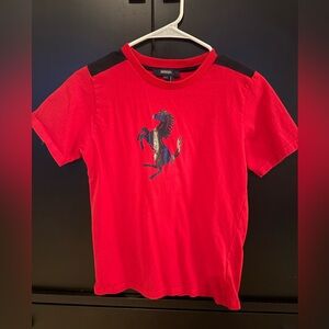Ferrari Kids Red navy blue  T-Shirt 11-12 boys girls
